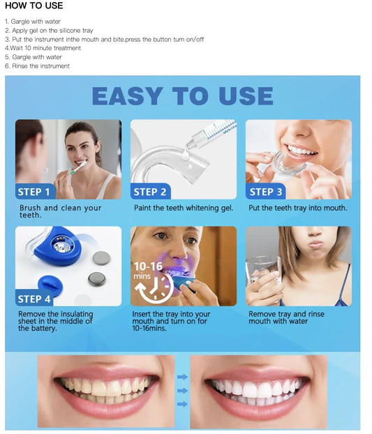 Pro Dental Grade Teeth Whitening Kit – Achieve a Brighter Smile at Home